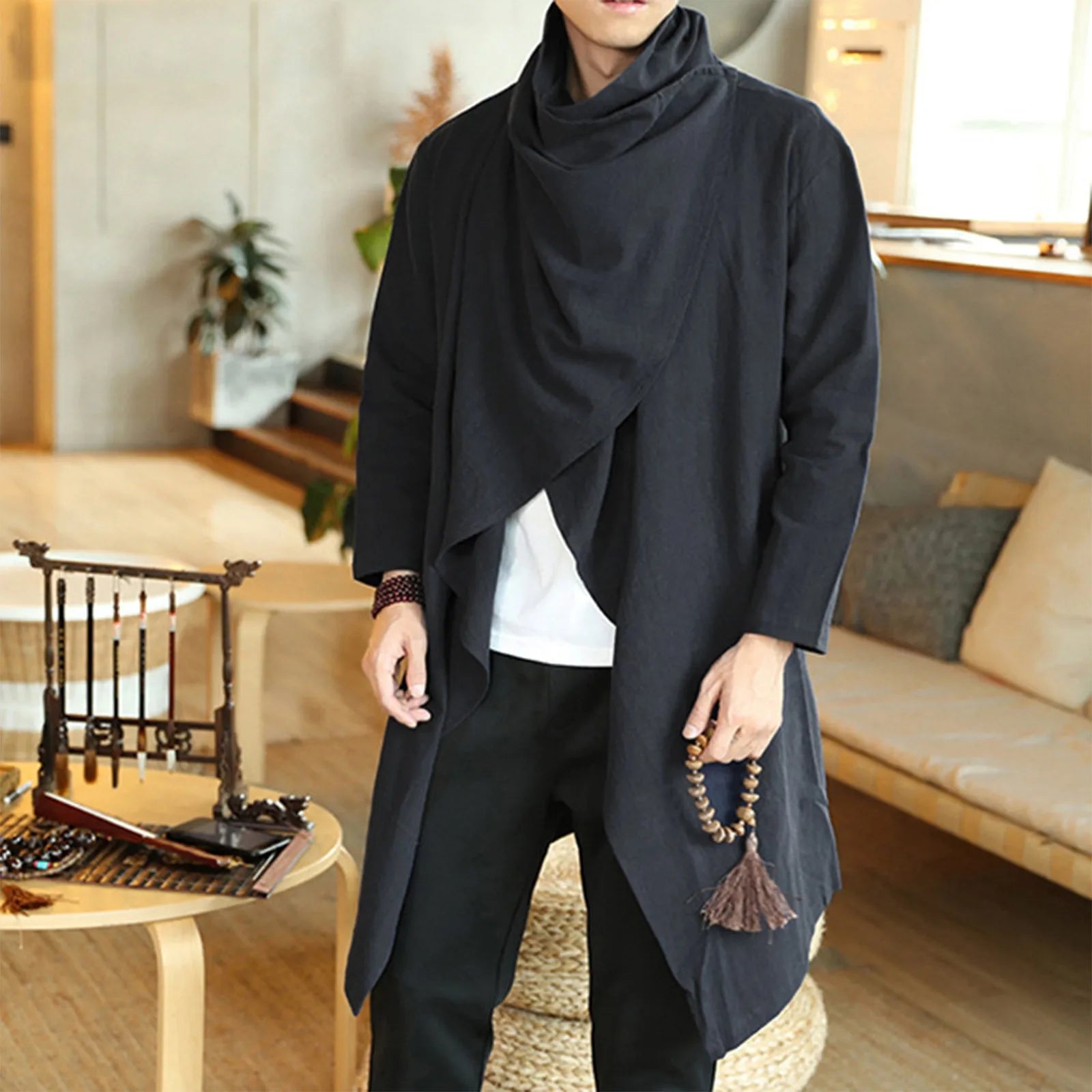Men's Retro Jackets Trench Windbreaker