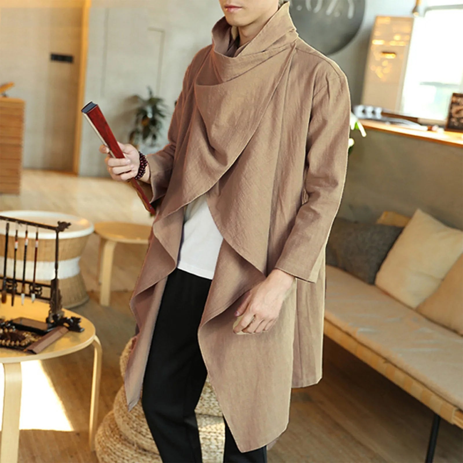 Men's Retro Jackets Trench Windbreaker